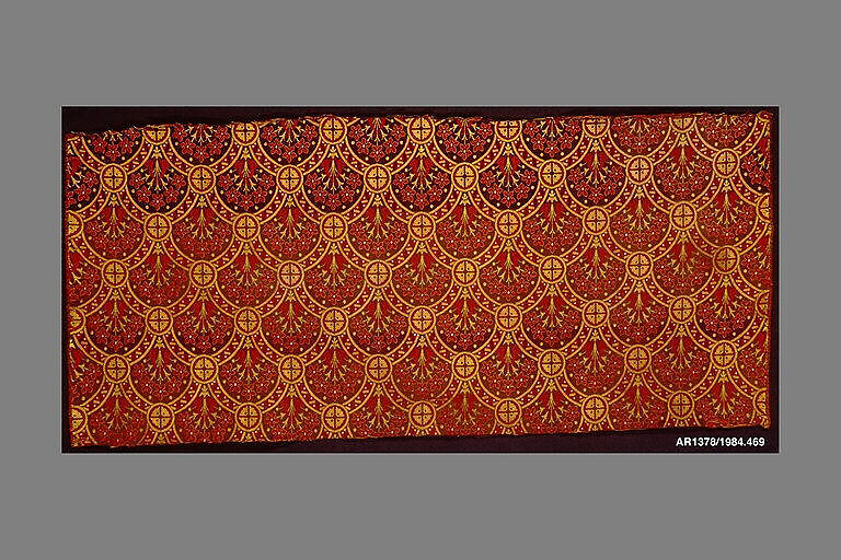 Length of woven wool and silk, Christopher Dresser  British, Scottish, Wool, silk, British, Halifax