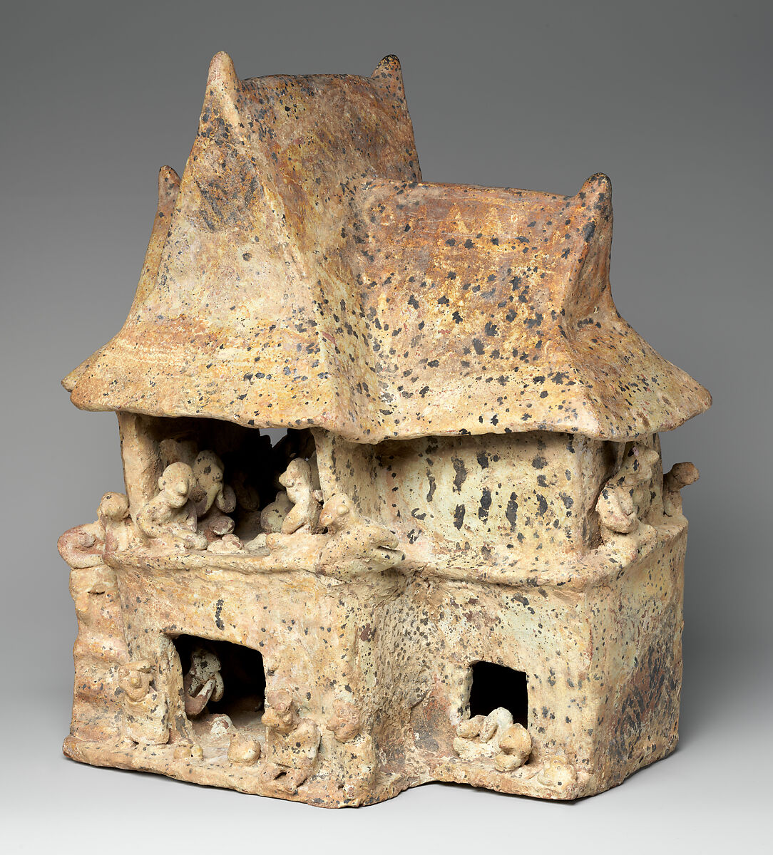 House model, Nayarit artist(s), Ceramic, slip, Nayarit