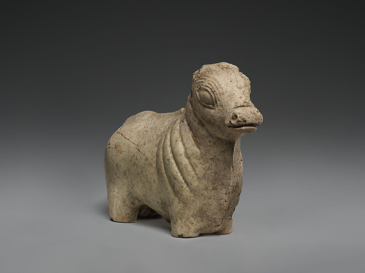 Figure of a bull, Serpentine, Indus