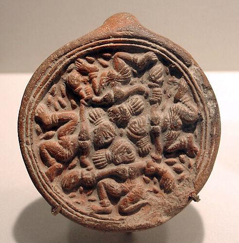Auspicious Emblem with Four Dancing Figures