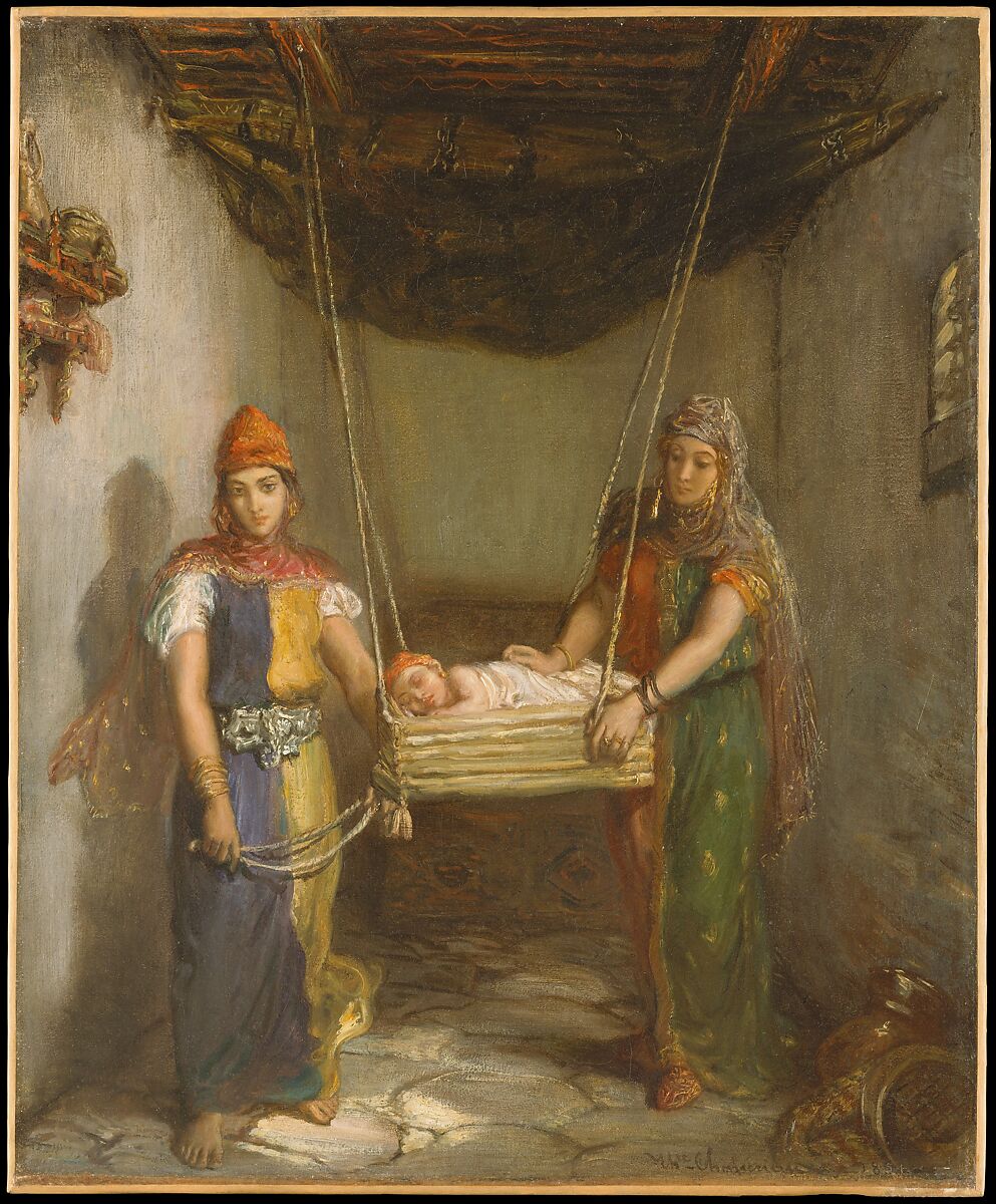 Scene in the Jewish Quarter of Constantine, Théodore Chassériau  French, Oil on canvas