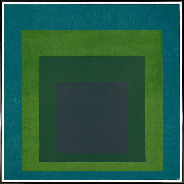 Homage to the Square: Soft Spoken, Josef Albers  American, born Germany, Oil on Masonite