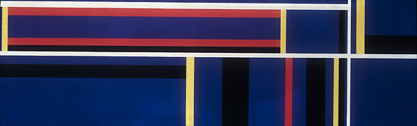 Large Blue Horizontal, Ilya Bolotowsky  American, born Russia, Acrylic on canvas