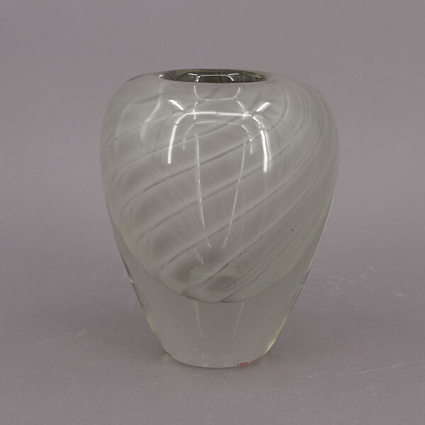 Vase, Gunnel Nyman (Finnish, Turku 1909–1948), Glass 