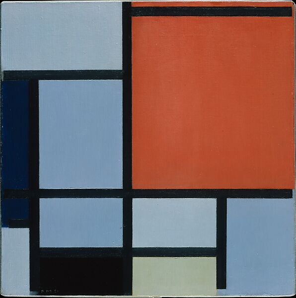 Composition, Piet Mondrian  Dutch, Oil on canvas
