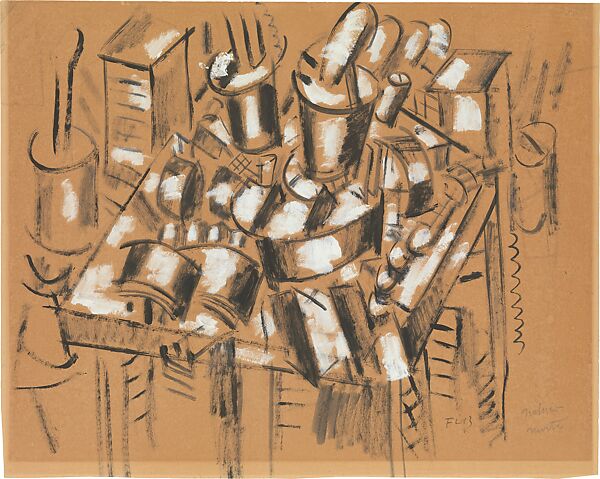 Still Life, Fernand Léger  French, Opaque watercolor on paper