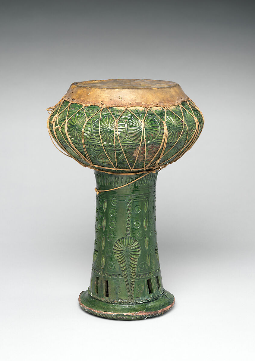 Darabukka, Clay, skin, wood, Middle East