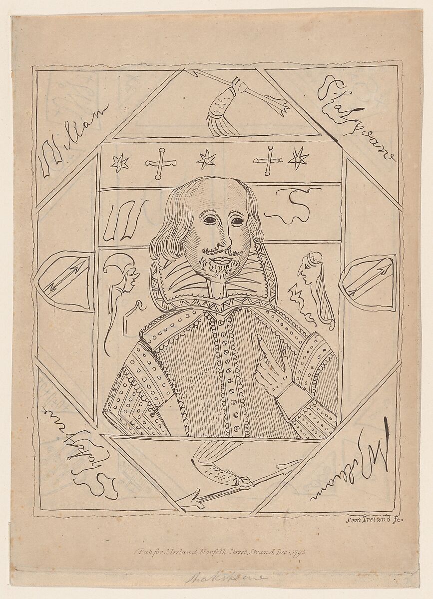 William Shakespeare, Samuel Ireland  British, Etching