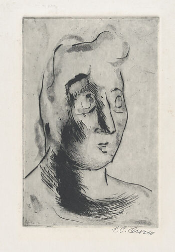 Head of woman