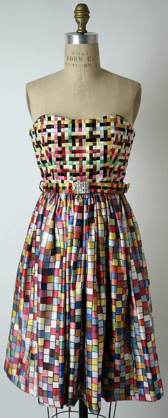 Ensemble, Todd Oldham  American, (a, b) silk; (c, d) leather, American