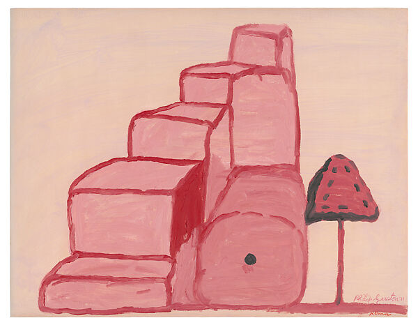 Roma, Philip Guston  American, born Canada, Oil on paper mounted on panel