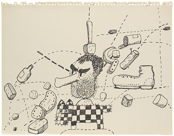 Untitled, Philip Guston  American, born Canada, Ink on paper