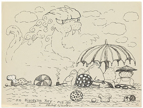Untitled, Philip Guston  American, born Canada, Ink on paper