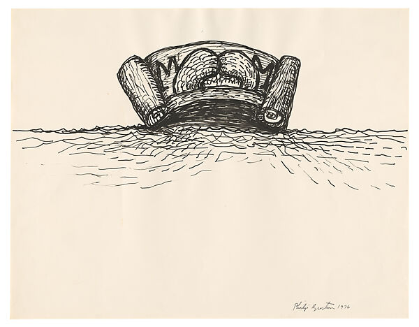Untitled, Philip Guston  American, born Canada, Ink on paper