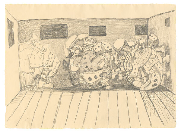 Untitled, Philip Guston  American, born Canada, Pencil on paper