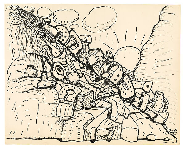 Untitled, Philip Guston  American, born Canada, Ink on paper