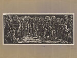 Ranks of New Recruits, Chen Yanqiao  Chinese, Woodcut prints, China