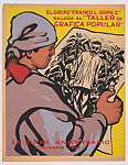 Poster celebrating the twentieth anniversary of Taller de Gráfica Popular, Anonymous, Mexican, Color screenprint
