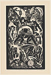 Labor in a Diesel Plant, Letterio Calapai  American, Wood engraving