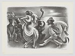 Rumba, Miguel Covarrubias  Mexican, Lithograph