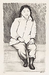 Seated Chinese Girl, Elena Huerta Múzquiz  Mexican, Lithograph