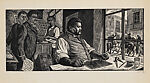 Posada in his workshop (homage to Posada), Leopoldo Méndez  Mexican, Linocut