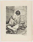 The laundress of Huilulco (Puebla), Pablo Esteban O'Higgins  American, Lithograph