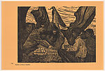 Lopez Mateos destroying the 'latifundo' system (Lopez Mateos destruye latifundios), Plate 134 from 
