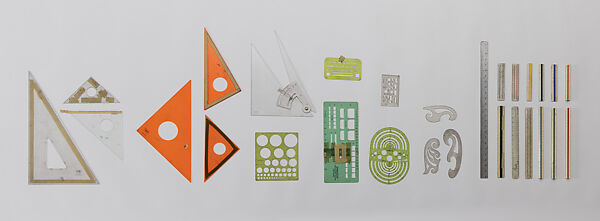 Drawing Templates used by Paul Rudolph